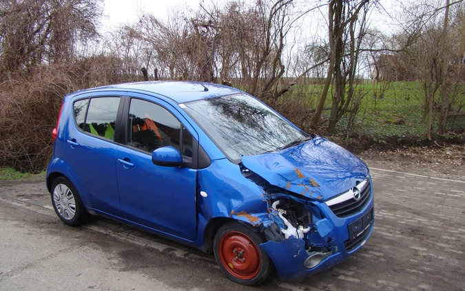 Opel Agila cena 5900 przebieg: 65323, rok produkcji 2010 z Złotów małe 67